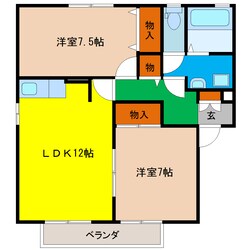 馬場 徒歩9分 2階の物件間取画像